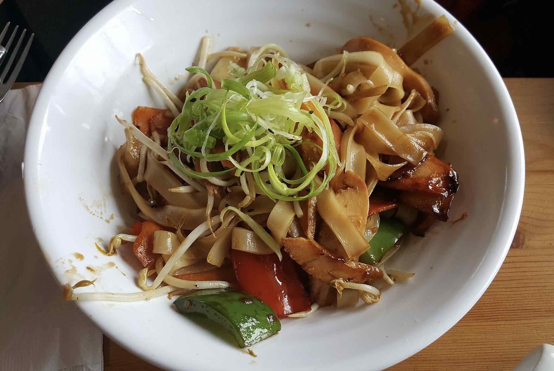 Maple Avenue Tap & Grill top Haliburton Restaurant serves Asian inspired dishes